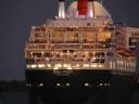 Queen Mary Leaving Boston Harbor