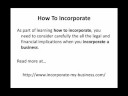 Business Incorporation Service