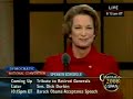 SUSAN EISENHOWER REMARKS: 2008 DEMOCRATIC CONVENTION DNC