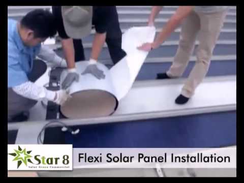 Star8 Flexible Solar Panels Installations