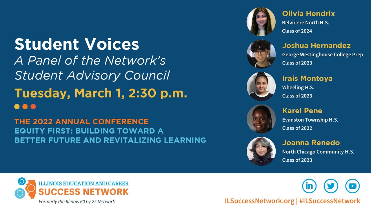 Student Voices: A Panel of the Illinois 60 by 25 Network Student Advisory Council