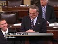 Sen. Ted Stevens (R-AK) Farewell Remarks on the Senate Floor