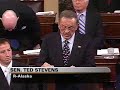 Sen. Ted Stevens (R-AK) Farewell Remarks on the Senate Floor