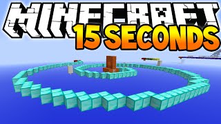 Minecraft "15 Seconds of Parkour" (Really Fast Speed Parkour)