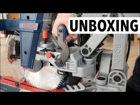Unboxing - Bosch Professional GCM 12 GDL  Meine erste Kapp- und Gehrungssäge