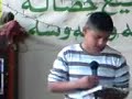 Zain Reading A Naat At A Chairty Event.