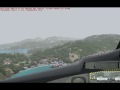 aterrizaje con viento cruzado en st barth con twin