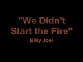 the amazing billy joel song 