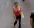 woman in pink