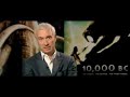 A behind the scenes look at the CGI animation process behind blockbusters like 10000 BC and 2012 with Independence day director Robert Emmerich. He explains the long process behind animating the one million hairs on a mammoth and other production secrets. For a full interview with Robert Emmerich visit www.movies.ie