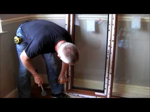 how to fit a upvc window