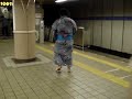 Sumo Wrestler in the Subway
