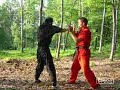 Walka w lesie - Ninja Vs Mnich