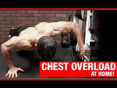 how to train chest muscle at home
