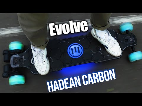Тест на скорость / Электроскейт Evolve Hadean Carbon