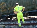 \"Encarrilamiento\" de Tren Descarrilado. \"Encarrilamiento\" de Tren Descarrilado.