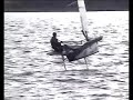 Sailing a Moth Dinghy with Hydrofoils