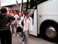 Swindon Town videos: England Ladies arriving at Swindon Town FC