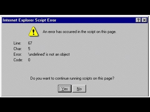 comment reparer erreur de script dans internet explorer