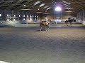 Reija V�h�talo is riding a horse named Wonda, part 2