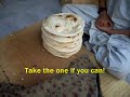 Making Naan Bread (Roti)