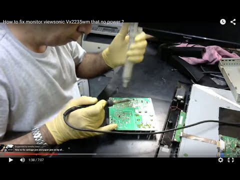 how to repair viewsonic vx2235wm