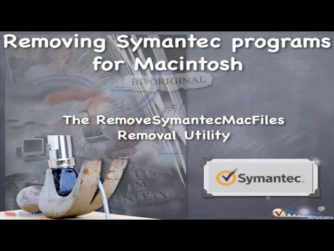Removing Symantec Programs for Macintosh