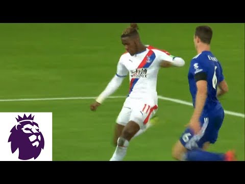 Video: Wilfried Zaha scores his second goal of the match v. Leicester City | Premier League | NBC Sports