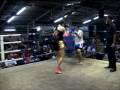 Chantal (Tiger Muay Thai) defends title with 2nd round knee to the head KO