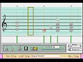 The Legend of Zelda: Song of Storms on Mario Paint Composer