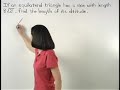 Watch Video on 30-60-90 Triangles - Geometry Help