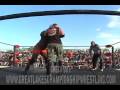 2009-05-03 | GLCW-TNA'S BG JAMES vs. RASCHE "SKULLKRUSHER" BROWN ~> green bay greenbay packers acw triple HHH china chyna doll backyard back ... (8:27)