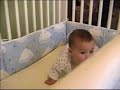 2003 Gavin crib baby laughing giggling play boo