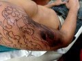 Japán tetoválás  japanese tattoo motive by Darlan Red, la diabla.
