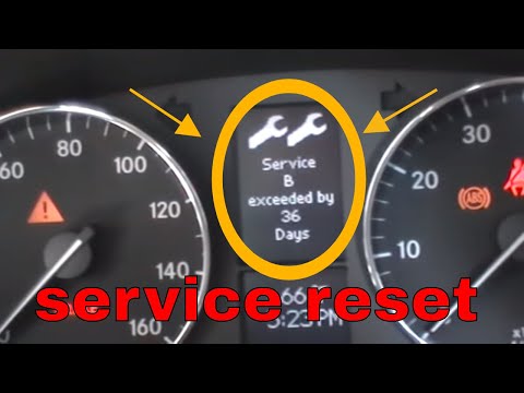 Mercedes Benz  C230 service interval reset