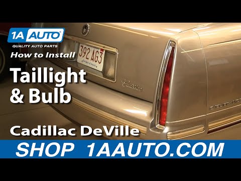 How To Install Replace Taillight And Bulb Cadillac DeVille 94-99 1AAuto.com