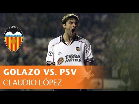 EL GOL DE CLAUDIO LÓPEZ ANTE EL PSV, ENTRE LOS MEJORES DE LA HISTORIA DE LA UEFA