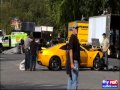 FOX 5: RAW - Autobot Bumblebee Hits DC Police SUV at Transformers Filming in DC
