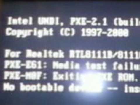 how to repair pxe-e61