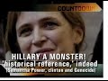 hillary monster sugar coated colbert presses samantha power