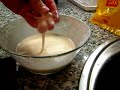 Expermiento casero con fluido no newtoniano casero.