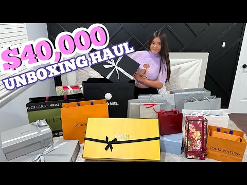 $40,000 LUXURY UNBOXING HAUL!! 🛍💰#luxury #unboxing