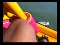 Parasailing crazy and scary ride in Cancun