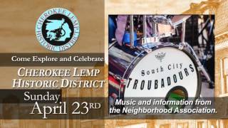 Cherokee-Lemp History Walk, Sunday, April 23!