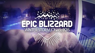 Winter Storm Jonas 2016: 24 Hour Timelapse in 30 Seconds, Virginia Blizzard 2016
