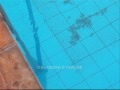 Drenando a piscina - Instrução