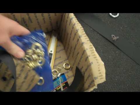 how to fasten d'ring strap