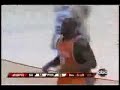 Shaq being SUPERMAN & dives into the bench