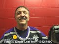 We were lucky enough to chat with three of the NHL alums before they hit the ice to show off some of their old-school skills.We found ourselves talking with a former Soo Greyhound, a Manitoba version of Bo Jackson, and a guy who can do one heck of a Don Cherry impersonation. The game was sponsored by BMO Bank of Montreal with all proceeds going to Law Enforcement Torch Run for Special Olympics.