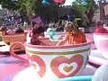 Disneyland Tea Cups Spinning Disneyland Tea Cups Spinning